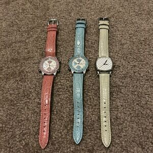 Set of 3 fashion watches